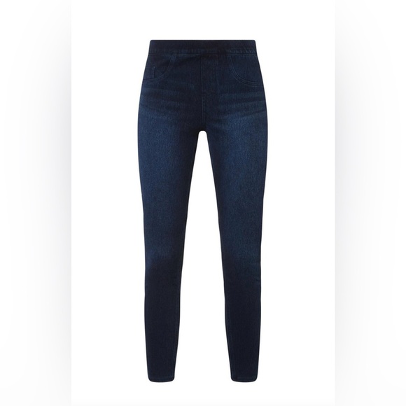 BNWT SPAX Women's ankle Jeans-ish leggings size S in twilight rinse - Picture 6 of 8